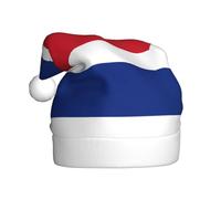 WZYCWB Flag of Costa Rica Printed Santa Hats - Ideal for Christmas Eve, New Year's Eve, and Holiday Parties - Festive Decorations