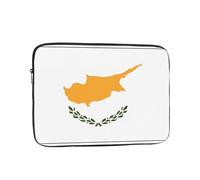 WZYCWB Flag of Cyprus 10 inch Printed laptop sleeve for 10-17-inch laptops, perfect for business, office, school, or university use.