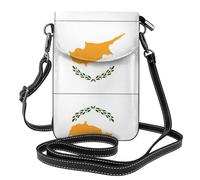 WZYCWB Flag of Cyprus Lightweight leather crossbody phone bag, women's shoulder bag cell phone wallet, travel bag with credit card slots,