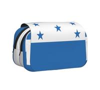 WZYCWB Flag of Honduras Patterned Portable Pencil Case ideal for organizing pens in the office or storing makeup brushes