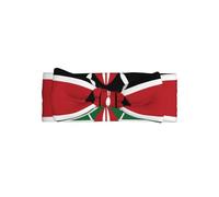 WZYCWB Flag of Kenya Baby Bow Headband Girls Elastic Bow Hair Accessories Headband Suitable for Babies 0-6 Months Very Meaningful Gift
