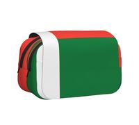 WZYCWB Flag of Madagascar Patterned Portable Pencil Case ideal for organizing pens in the office or storing makeup brushes