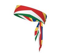 WZYCWB Flag of Seychelles Pattern sports headband for badminton, mountain climbing and cycling sweat-absorbing headband