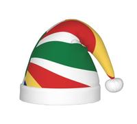WZYCWB Flag of Seychelles Print Christmas Party Hat, Children's Class Activity Gift, Christmas Holiday Decoration Prop