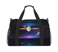 WZYCWB Flag of Seychelles Printed fitness travel bag. Perfect for yoga training, short trips, and swimming gear., Cosmic Saturn, One Size