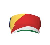 WZYCWB Flag of Seychelles Top hat - Adjustable Hollow Design, Suitable for Golf, Baseball, Daily Leisure and Outdoor Sun Protection Black