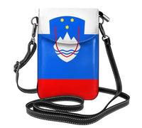 WZYCWB Flag of Slovenia Lightweight leather crossbody phone bag, women's shoulder bag cell phone wallet, travel bag with credit card slots,