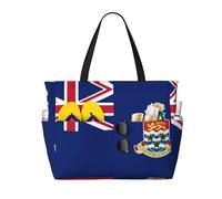 WZYCWB Flag of the Cayman Islands Printed beach travel bag for swimming and fitness/supermarket shopping/seaside vacation