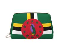 WZYCWB Flag of The Commonwealth of Dominica Printed Leather Cosmetic Bag - Stylish and Portable Cosmetic Storage Bag