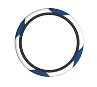 WZYCWB Flag of the Czech Republic Steering wheel cover - Skin-friendly and soft material, sweat-absorbing and breathable design, non-slip and wear-resistant