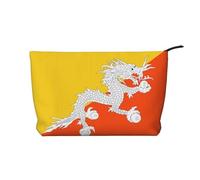 WZYCWB Flag of The Kingdom of Bhutan Printed Travel Cosmetic Bag, Perfect for Business Trips and Vacations.