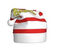 WZYCWB Flag of the Senate of Bremen Adult Christmas hat, unisex, Santa Claus, Christmas, Halloween, holiday party adult plush Christmas hat