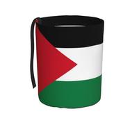 WZYCWB Flag of The State of Palestine Hanging car Trash can, Practical and Convenient, Suitable for Multiple car Models, Providing Ideal Storage Space