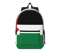 WZYCWB Flag of the State of Palestine Printed backpack with pockets - suitable for work, business trips, travel, sports