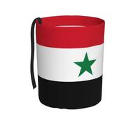 WZYCWB Flag of The Syrian Arab Republic Hanging car Trash can is Suitable for Many Types of Cars. It is Practical and Convenient, and is Simply The Perfect Partner for Driving.