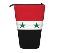 WZYCWB Flag of The Syrian Arab Republic Printed Retractable Pen Holder for Dorm or Office use.