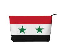 WZYCWB Flag of The Syrian Arab Republic Printed Travel Cosmetic Bag, Perfect for Business Trips and Vacations.