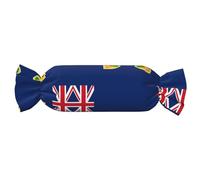 WZYCWB Flag of The Turks and Caicos Islands Patterned Cylindrical Pillows are Perfect for Long-haul Flights, naps at The Office, and Relaxation at Home.