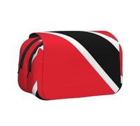 WZYCWB Flag of Trinidad and Tobago Printing Portable Pencil Case ideal for organizing pens in the office or storing makeup brushes