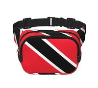 WZYCWB Flag of Trinidad and Tobago Sports Waist Bag, Trendy and Fashionable Crossbody Bag, Lightweight Travel Small Bag