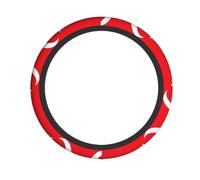 WZYCWB Flag of Turkey Steering wheel cover - Skin-friendly and soft material, sweat-absorbing and breathable design, non-slip and wear-resistant