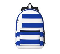 WZYCWB Flag of Uruguay Printed backpack with pockets - suitable for work, business trips, travel, sports
