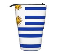 WZYCWB Flag of Uruguay Printed Retractable Pen Holder Suitable for use as a Simple Cosmetic Bag, Wallet, etc.