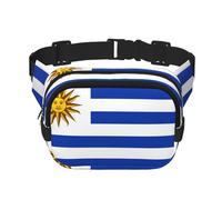 WZYCWB Flag of Uruguay Sports Waist Bag, Trendy and Fashionable Crossbody Bag, Lightweight Travel Small Bag