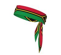 WZYCWB Flag of Vanuatu Printed Sports Headband, Men's and Women's Headscarf for Playing Ball, Morning Jogging, Outdoor Sports