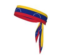 WZYCWB Flag of Venezuela Printed Sports Headband, Men's and Women's Headscarf for Playing Ball, Morning Jogging, Outdoor Sports