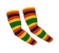 WZYCWB Flag of Zimbabwe Printed ice silk arm guards, elastic sleeves for summer driving and outdoor sports.
