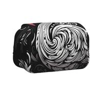 WZYCWB Flamingo Abstract Patterned Portable Pencil Case ideal for organizing pens in the office or storing makeup brushes