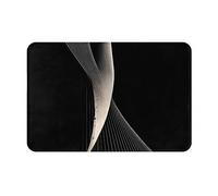 WZYCWB Floor-Absorbing Doormat, Size 16Ã-24 inches, Effectively Protects The Living Room, Bathroom and Front Door from Cleaning Abstract Curves Pattern