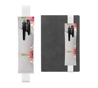 WZYCWB Flourishing cinchona flower Adjustable Journal Bookmark, Leather Pen Holder Bookmark, Perfect for Back to School Christmas Gift Bookmark Leather Pen Holder,