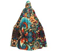WZYCWB Flowering Cistanche Adult Hooded Cape - Perfect for Halloween parties, cosplay, stage performances, and themed gatherings.
