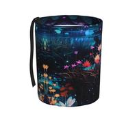 WZYCWB Flowers at The River Hanging car Trash can, Practical and Convenient, Suitable for Multiple car Models, Providing Ideal Storage Space