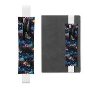WZYCWB Flowers at the River Leather pen holder bookmarks, adjustable diary bookmarks, perfect as back-to-school or Christmas gifts,