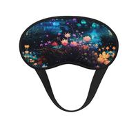 WZYCWB Flowers at The River Printed Sleeping Eye mask, Full Coverage, relieves Eye Fatigue