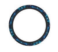 WZYCWB Flowers at the River Steering wheel cover - Skin-friendly and soft material, sweat-absorbing and breathable design, non-slip and wear-resistant