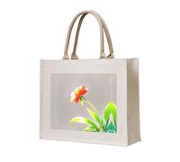 WZYCWB Flowers facing the sun Printed three-dimensional canvas tote bag suitable for travel, work, fitness, camping and beach carrying