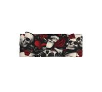 WZYCWB Flowers Love Skull Baby bow headband (0-6 months) - Universal for newborns to toddlers, a must-have for cute decoration