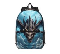 WZYCWB Flying Dragon Printed backpack with pockets - suitable for work, business trips, travel, sports