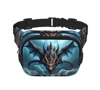 WZYCWB Flying Dragon Sports Waist Bag, Trendy and Fashionable Crossbody Bag, Lightweight Travel Small Bag
