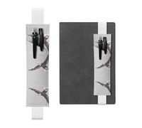 WZYCWB Flying eagle Leather Pen Holder Bookmark, Adjustable Leather Pen Holder, Perfect for Back to School Christmas Gifts