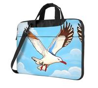 WZYCWB Flying Seagulls 15.6 inch Print Laptop Crossbody Bag/Briefcase, Suitable for Daily Office Use and Business Travel