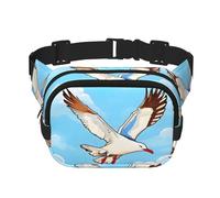 WZYCWB Flying Seagulls Sports Waist Bag, Trendy and Fashionable Crossbody Bag, Lightweight Travel Small Bag