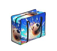 WZYCWB Flying Soccer Ball Storage Tote Bag, 48.7L, Polyester, Zippered, 53x40x23 cm