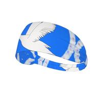 WZYCWB flying white goose Printed sports headband, sports sweatband, moisture wicking