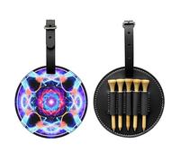 WZYCWB Four Dimensional Space Special Printed Golf tee Storage Bag - Portable Hanging Buckle Design