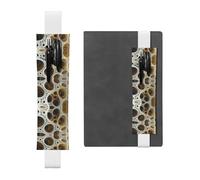 WZYCWB Fractal circular lattice Diary pencil pouches, PVC pen holders and pen holders with elastic bands, and bookmarks are the best gift choices.